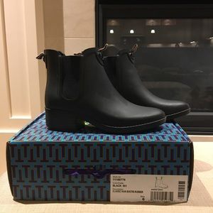 Tory Burch Classic Rain Booties. Size 6.